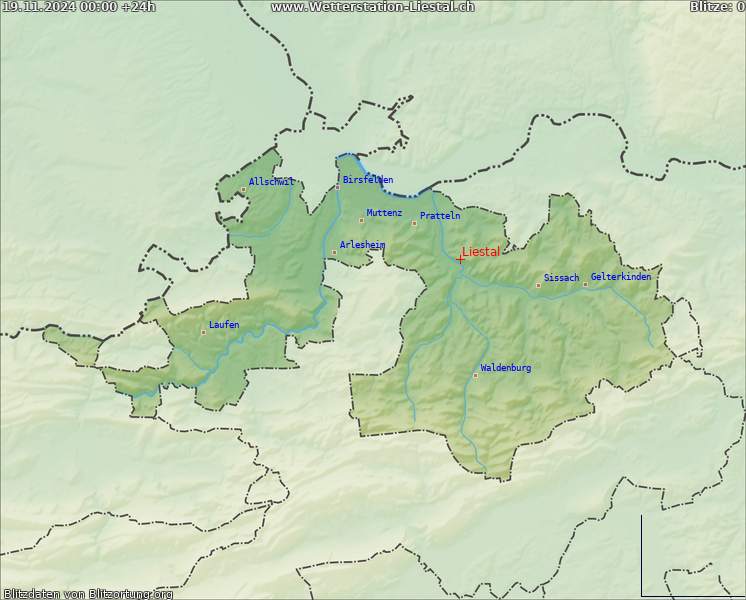 Blitzkarte Basel-Landschaft 20.11.2024