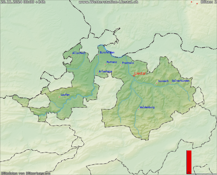 Blitzkarte Basel-Landschaft 21.11.2024