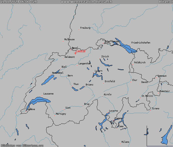 Blitzkarte Schweiz 21.11.2024 (Animation)